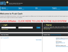 Tablet Screenshot of fcukcash.com